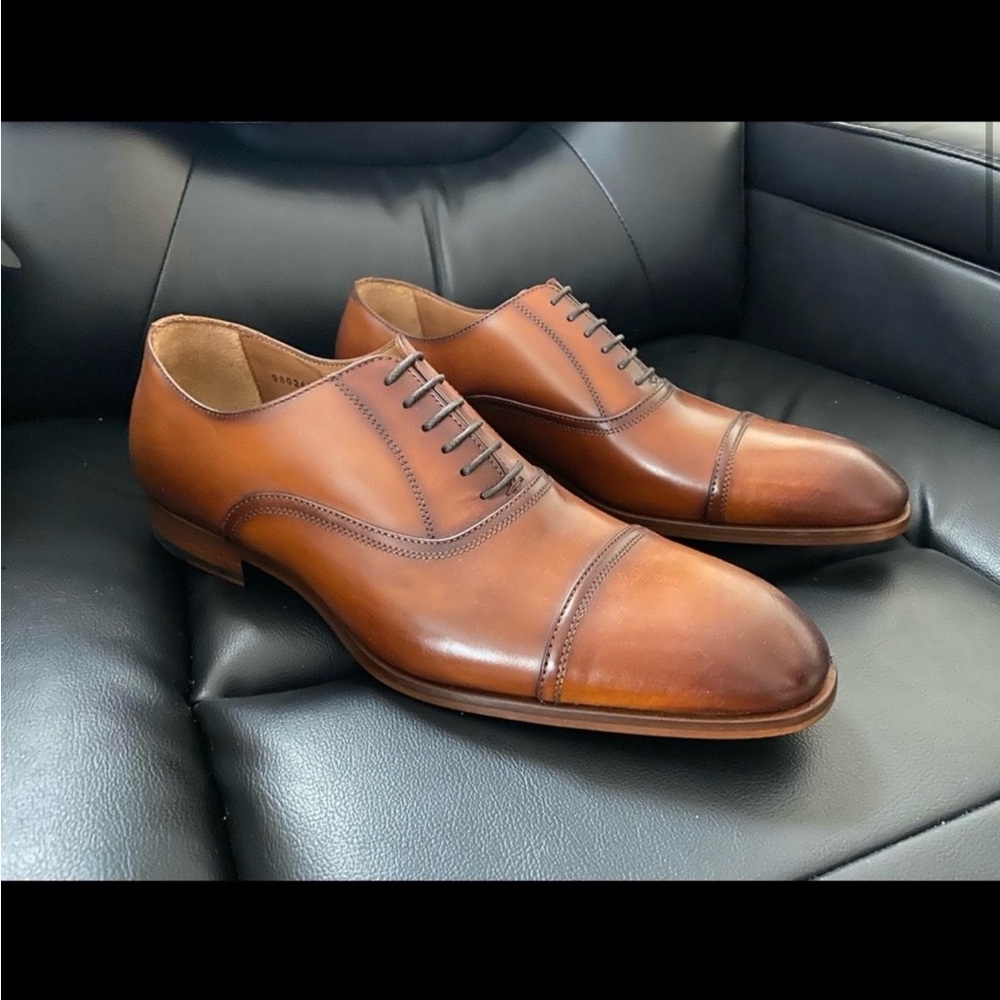 Antonio Maurizi Brown Leather Oxfords